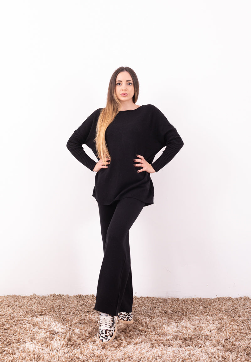 Completo Maglia Layla HaveOne | Coord Dolcevita e Pantalone Taglia Unica