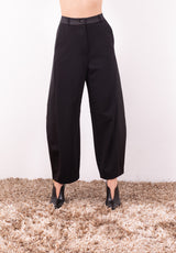 Pantaloni Ampi a Vita Alta Imperial | Gamba Larga Eleganti per Donna