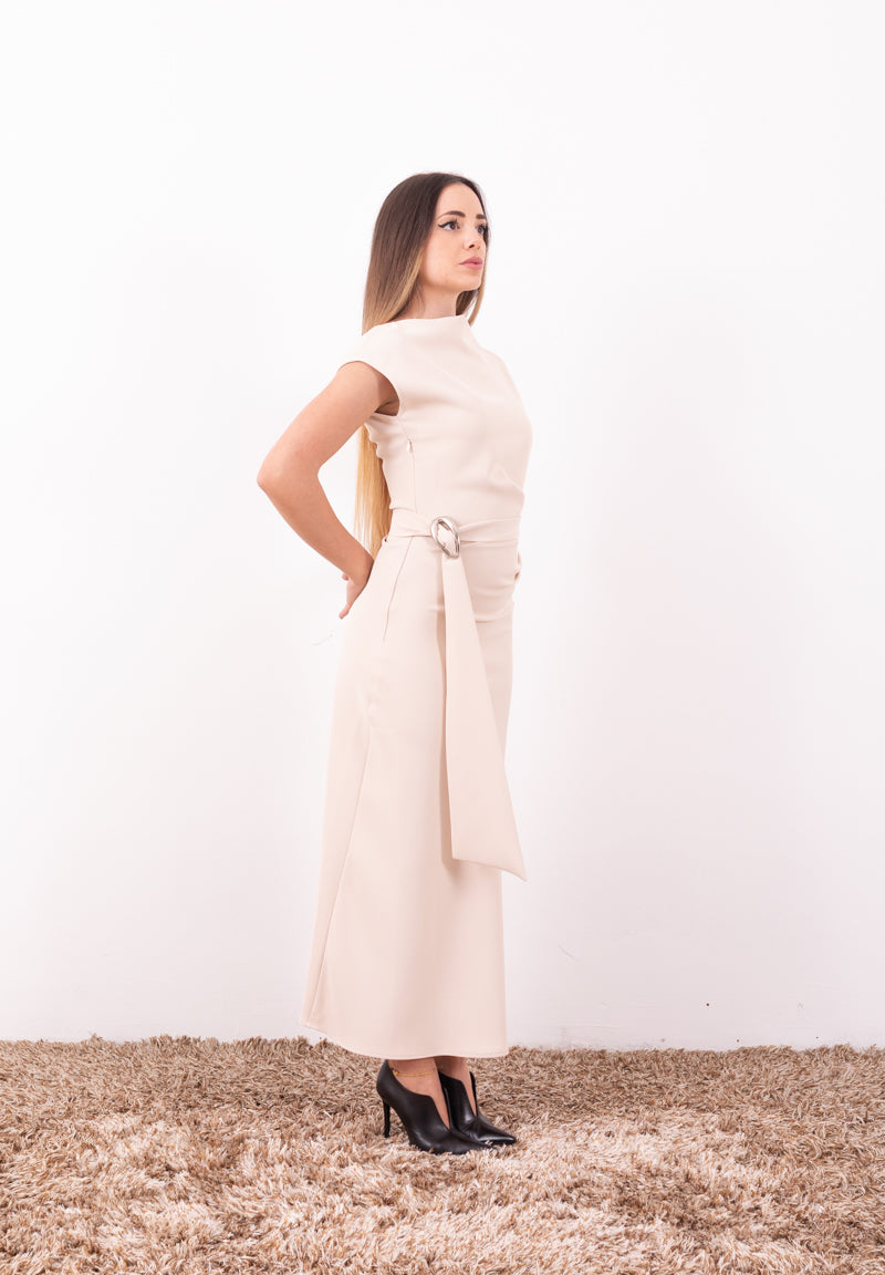 Imperial Abito Lungo AFSTKER – Scollo Asimmetrico & Stile Elegante