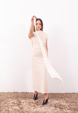 Imperial Abito Lungo AFSTKER – Scollo Asimmetrico & Stile Elegante