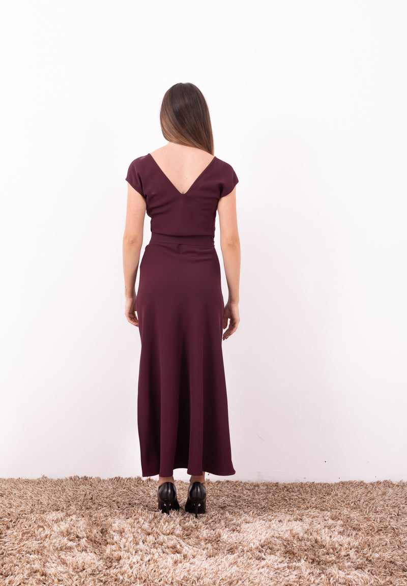 Imperial Abito Lungo AFSTKER – Scollo Asimmetrico & Stile Elegante