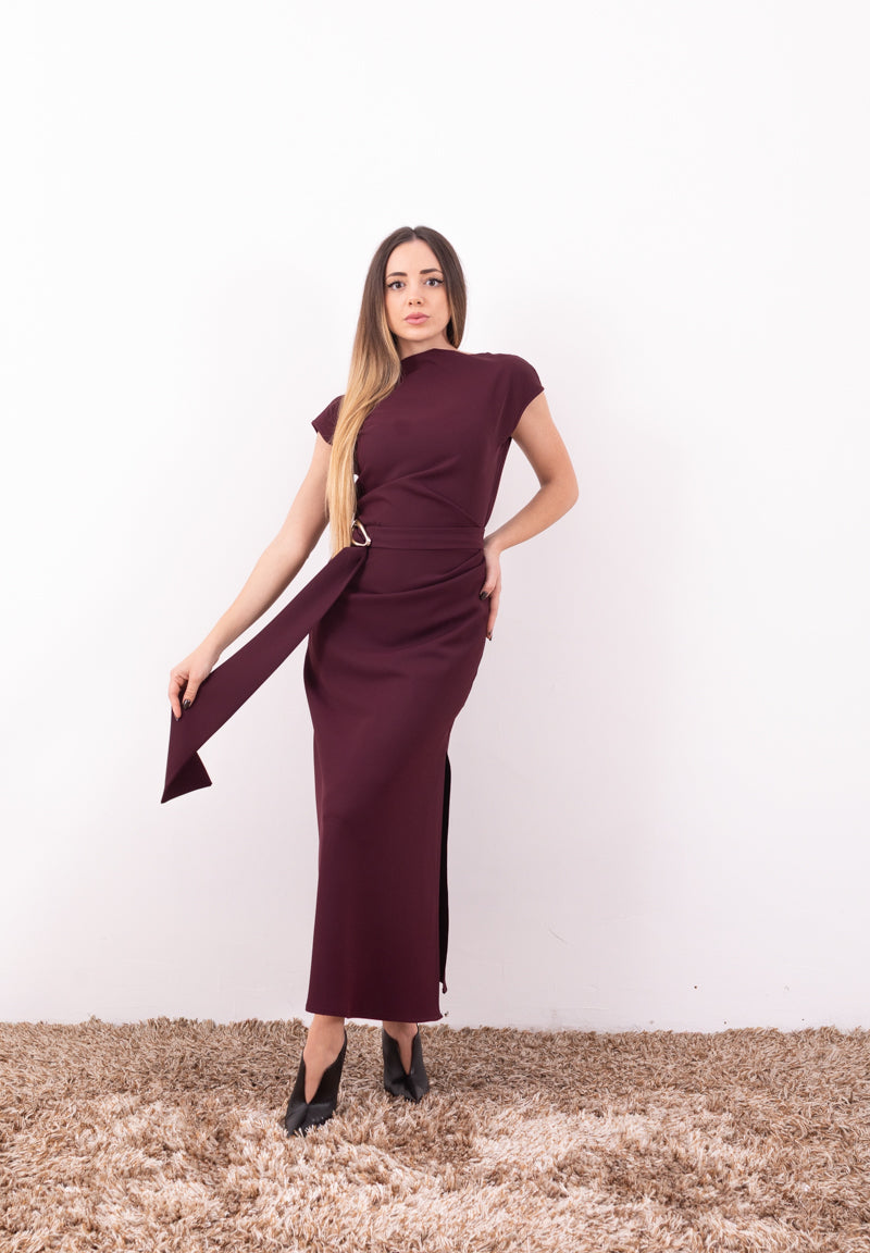 Imperial Abito Lungo AFSTKER – Scollo Asimmetrico & Stile Elegante