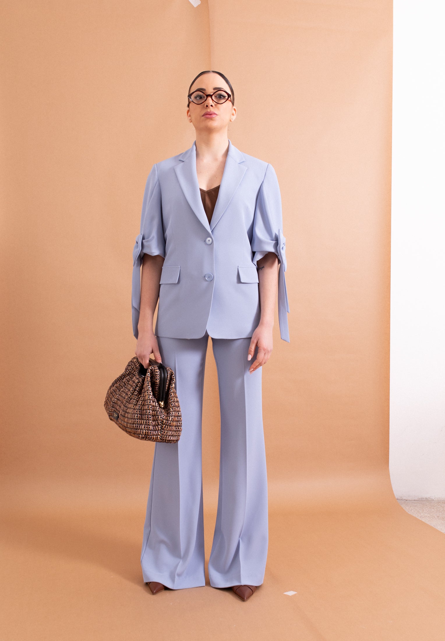 Blazer Vicolo Celeste – Giacca Monobottone Elegante SS26