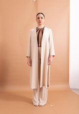 Spolverino Lokita Panna – Soprabito Fluido 100% Poliestere, Leggero e Antipiega