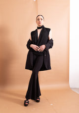 Top Imperial Incrociato – Scollo a V Profondo e Drappeggio Anterioriore