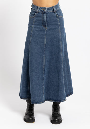 Gonna midi in jeans Vicolo
