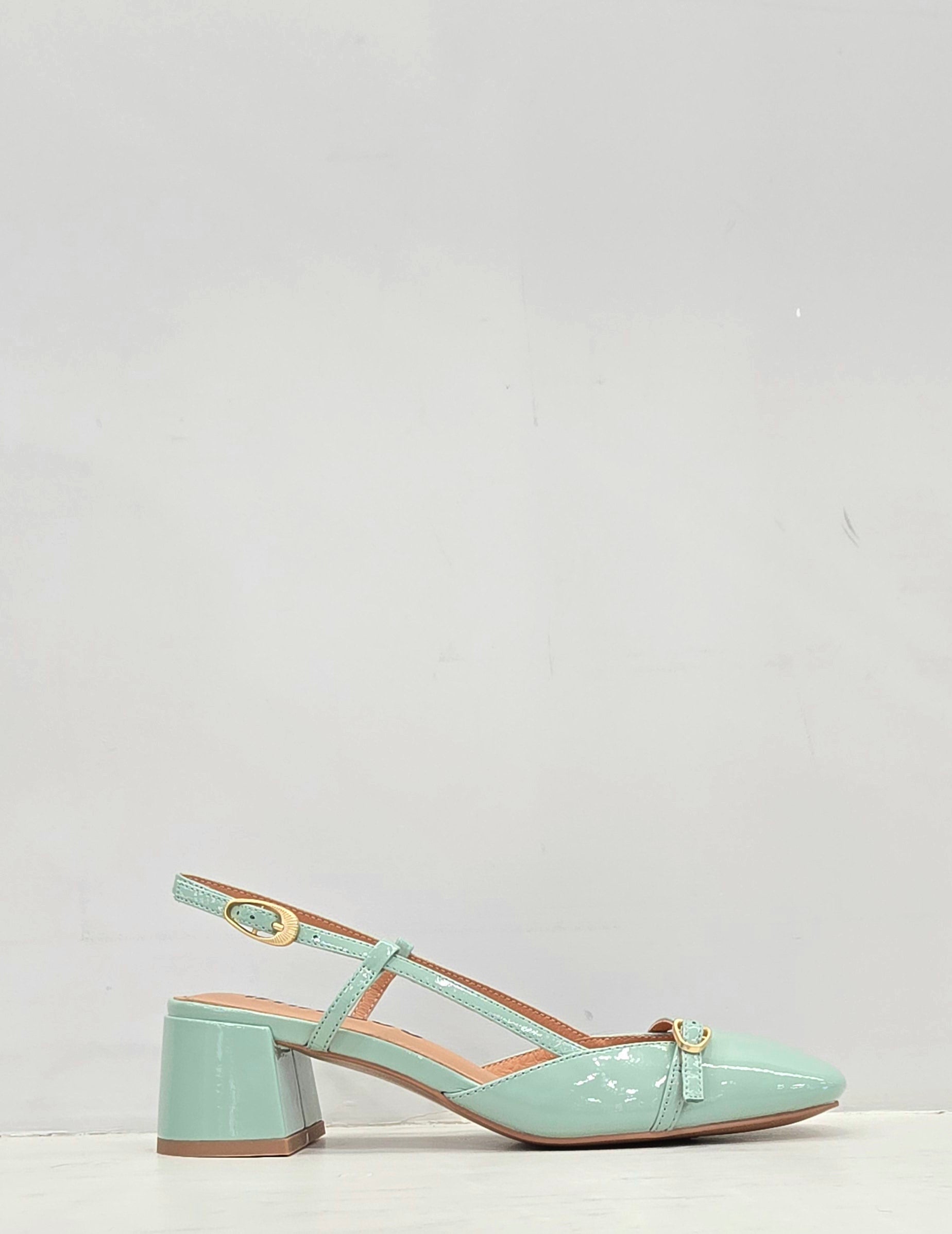Slingback in vernice acqua marina Bibi Lou (Copia)