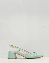 Slingback in vernice acqua marina Bibi Lou (Copia)