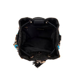 Secchiello La Carrie Andromeda Raffia Naturale e Oro - Borsa Bijoux | Peccatidistile