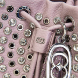 Secchiello La Carrie Andromeda Lavanda - Borsa Bijoux con Strass | Peccatidistile