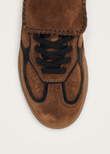 Sneakers ALOHAS Tb.490 Club Suede Brown – Calore Vintage e Stile Contemporaneo