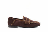 Mocassino in camoscio marrone Bibi Lou