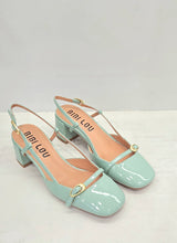 Slingback in vernice acqua marina Bibi Lou (Copia)