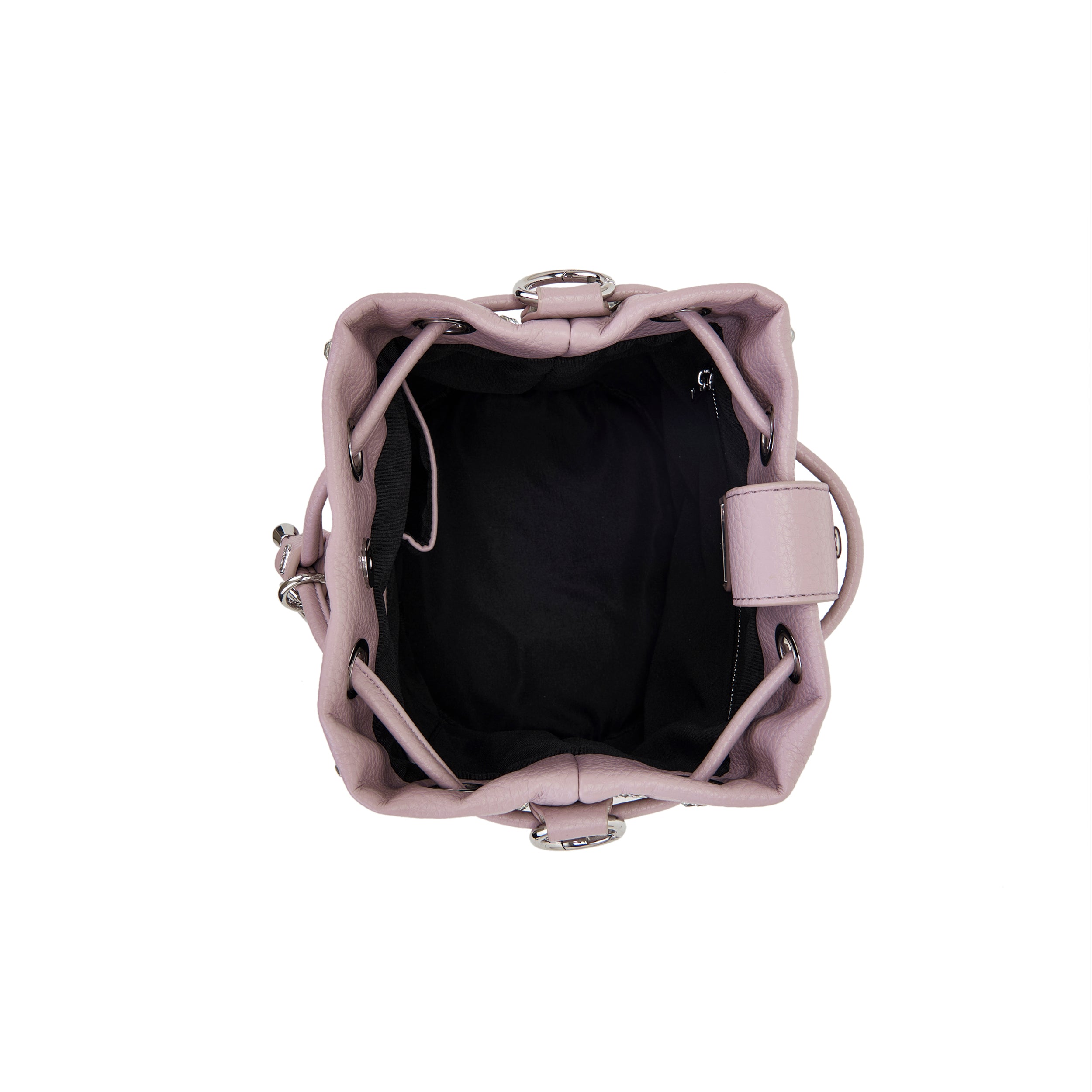 Secchiello La Carrie Andromeda Lavanda - Borsa Bijoux con Strass | Peccatidistile