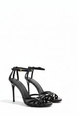 Sandalo Sergio Levantesi Roberta6 Nero – Eleganza Intramontabile in Vernice