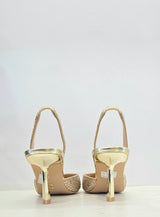 Décolleté oro con strass Steve Madden