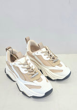 Sneaker Possesion avorio e beige Steve Madden