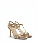 Sandalo Sergio Levantesi Sofia6 Platino – Luce e Raffinatezza in Pelle Laminata