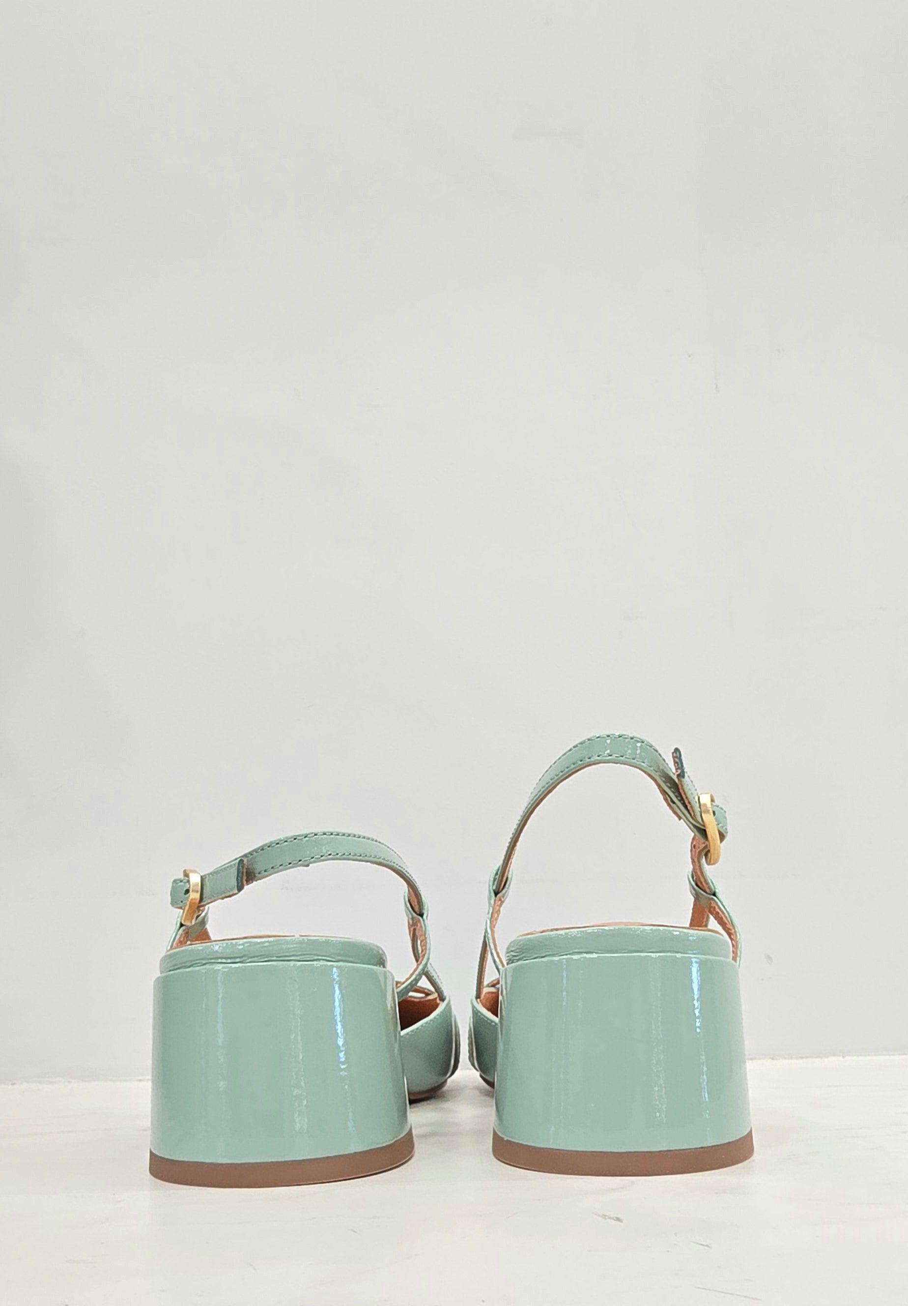 Slingback in vernice acqua marina Bibi Lou (Copia)