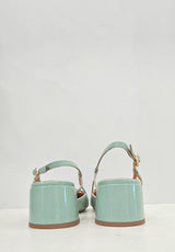 Slingback in vernice acqua marina Bibi Lou (Copia)