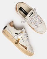 Crime London SK8 Deluxe Tequila Night - Sneakers Vintage con Glitter | Peccatidistile
