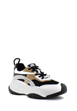 Sneaker Belissimo nera e beige Steve Madden