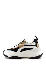 Sneaker Belissimo nera e beige Steve Madden