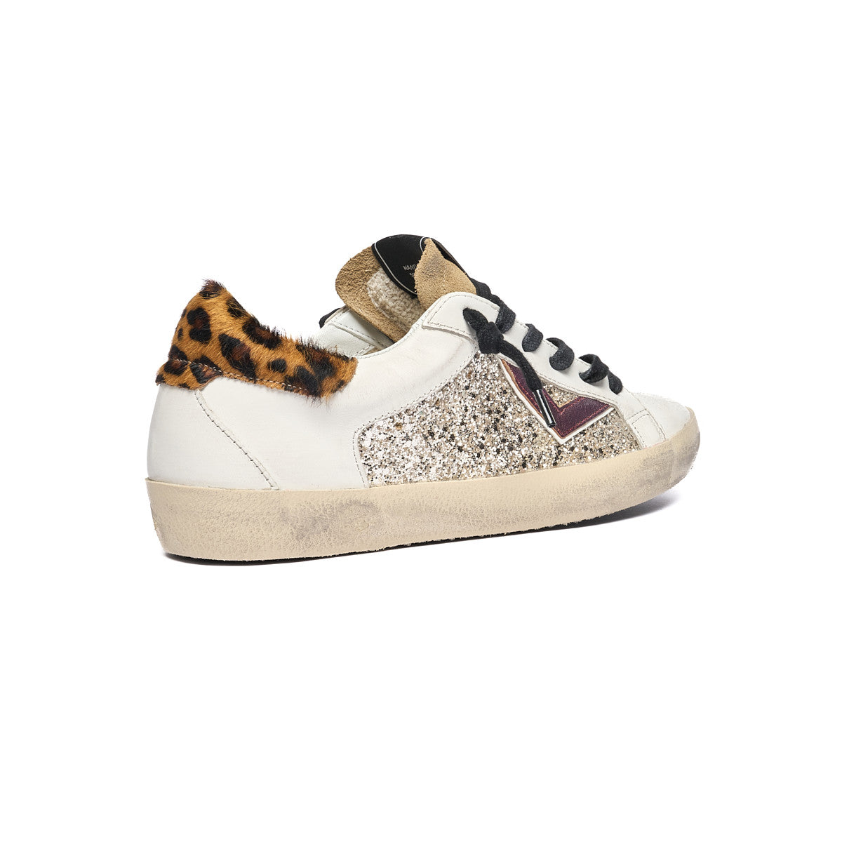 4B12 Suprime D329 – Sneaker Donna in Pelle & Tessuto