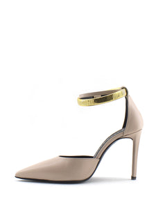 aaaaaScarpa con tacco cipria Couture Milano