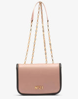 Borsa a tracolla nude con patta N°21