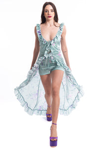 aaaaaTuta con short Bia menta Aniye By