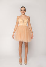 Carica l&#39;immagine nel visualizzatore di Gallery, Abito Bustier Dorah Champagne Aniye By