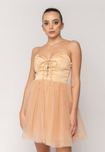 Carica l&#39;immagine nel visualizzatore di Gallery, Abito Bustier Dorah Champagne Aniye By