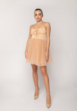 Carica l&#39;immagine nel visualizzatore di Gallery, Abito Bustier Dorah Champagne Aniye By
