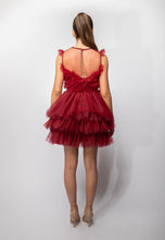 Load image into Gallery viewer, Abito Bustier Gabrie Bordeaux Aniye By