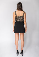 Tubino in stampa con tulle Gaelle Paris