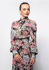 Long Dress Cathy a fiori Aniye By