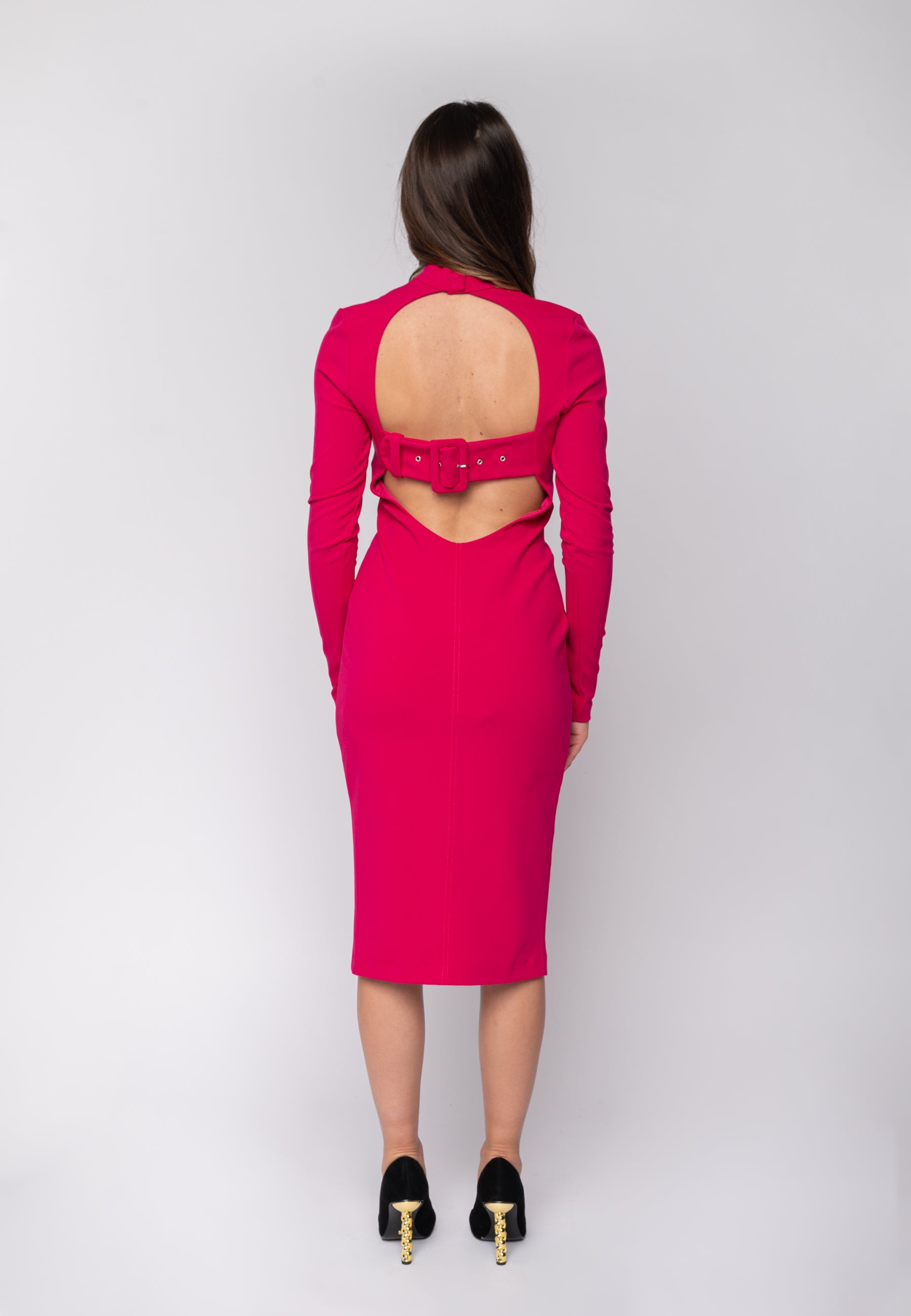 Abito Petra Longuette Magenta Aniye By