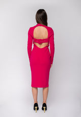 Abito Petra Longuette Magenta Aniye By
