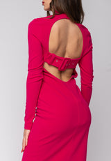 Abito Petra Longuette Magenta Aniye By
