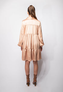 aaaaaChemisier corto Mish Champagne Aniye By