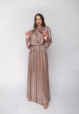 Abito lungo Mya Taupe Aniye By