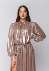 Abito lungo Mya Taupe Aniye By