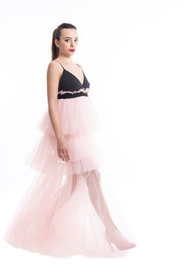 Abito in tulle Ludo Dress Rosa Aniye By