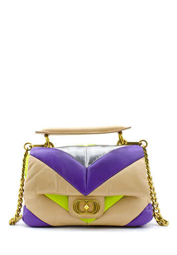 Borsa tracolla Amitola multi beige La Carrie