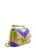 Carica l&#39;immagine nel visualizzatore di Gallery, Borsa tracolla Amitola multi beige La Carrie