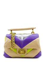 Carica l&#39;immagine nel visualizzatore di Gallery, Borsa tracolla Amitola multi beige La Carrie