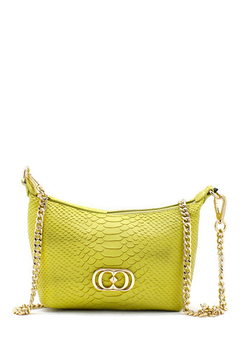 Borsa a spalla Lucy lime La Carrie
