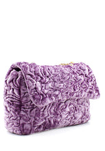 Carica l&#39;immagine nel visualizzatore di Gallery, Tracolla media velvet glicine Mia Bag
