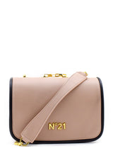 Borsa a tracolla nude con patta N°21